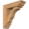 Ekena Millwork Balboa Traditional Smooth Bracket w/ Offset Brace, Western Red Cedar, 5 1/2"W x 18"D x 18"H BKT0604X18X18BOA01SWR - alternate 1